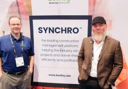 Rich Humphrey (left) of Bentley Systems and Andy Kaiyala (right), vice-president of Construction Technology & Controls at WSB… teaming up to deliver the best possible digital solutions