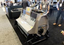 FAE’s new rock crusher is designed to work with skid steer loaders and compact tracked loaders