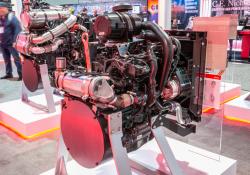 A smaller radiator helps make the F34 a compact engine