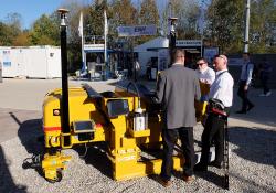 Electric power drives GOMACO’s new CC-1200e slipformer