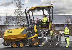 Increased traction, load and productivity for Volvo compact pavers