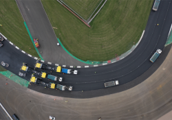 Advanced construction technology helps deliver surface smoothness for race circuits